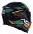 CAPACETE ASX EAGLE FAST BRILHO PRETO/VERDE/GRAFITE - Imagem 7
