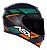 CAPACETE ASX EAGLE FAST BRILHO PRETO/VERDE/GRAFITE - Imagem 2