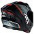 CAPACETE ASX CITY STORM BRILHO PRETO/CINZA/VERMELHO - Imagem 8