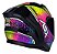 CAPACETE ASX CITY STORM BRILHO PRETO/COLORS - Imagem 6