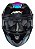 CAPACETE ASX CITY STORM BRILHO PRETO/COLORS - Imagem 9