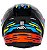 CAPACETE ASX CITY ARROW BRILHO PRETO/AZUL/AMARELO - Imagem 7