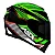 CAPACETE ASX EAGLE HUNTER BRILHO PRETO/BRANCO/VERDE - Imagem 7