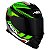 CAPACETE ASX EAGLE HUNTER BRILHO PRETO/BRANCO/VERDE - Imagem 1