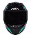 CAPACETE ASX CITY ARROW BRILHO PRETO/TIFFANY/ROXO - Imagem 5