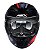 CAPACETE ASX CITY START BRILHO PRETO/VERMELHO/CINZA - Imagem 8