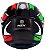 CAPACETE ASX CITY START BRILHO PRETO/VERMELHO/VERDE - Imagem 5