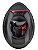 CAPACETE ASX CITY START BRILHO PRETO/VERMELHO/VERDE - Imagem 6