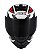 CAPACETE ASX EAGLE SCORPION BRILHO PRETO/BRANCO/VERMELHO 64/XXL - Imagem 7