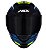 CAPACETE ASX EAGLE STREET BRILHO PRETO/AZUL/AMARELO - Imagem 5