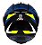 CAPACETE ASX EAGLE STREET BRILHO PRETO/AZUL/AMARELO - Imagem 9