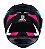 CAPACETE ASX EAGLE STREET BRILHO PRETO/TIFFANY/ROSA - Imagem 9