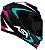 CAPACETE ASX EAGLE STREET BRILHO PRETO/TIFFANY/ROSA - Imagem 4