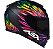 CAPACETE ASX EAGLE VIBES FOSCO PRETO/COLOR - Imagem 3