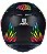 CAPACETE ASX EAGLE VIBES FOSCO PRETO/COLOR - Imagem 8