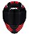 CAPACETE ASX EAGLE STREET BRILHO PRETO/VERMELHO/BRANCO - Imagem 5