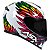 CAPACETE ASX EAGLE VIBES BRILHO BRANCO/COLOR - Imagem 4