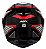 CAPACETE ASX EAGLE HUNTER BRILHO PRETO/BRANCO/GRAFITE - Imagem 10