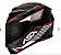 CAPACETE ASX EAGLE HUNTER BRILHO PRETO/BRANCO/GRAFITE - Imagem 2