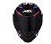 CAPACETE ASX EAGLE HUNTER BRILHO PRETO/BRANCO/LILAS - Imagem 4
