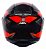 CAPACETE ASX EAGLE FAST BRILHO PRETO/VERMELHO/GRAFITE - Imagem 5