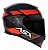 CAPACETE ASX EAGLE FAST BRILHO PRETO/VERMELHO/GRAFITE - Imagem 2