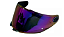 VISEIRA CAPACETE MT HELMETS V-28B - IRIDIUM RAINBOW - Imagem 1