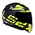 LS2 CAPACETE RAPID FF353 CROMO MATTE BLK/ AMARELO - Imagem 2