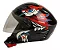 CAPACETE FW3 X OPEN EAGLE VERMELHO COM AZUL - Imagem 1