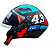 CAPACETE FW3 X OPEN UP 43 AZUL E VERMELHO - Imagem 2