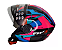 CAPACETE FW3 X OPEN UP FOX ROSA COM AZUL C/ OCULOS - Imagem 1