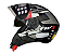 CAPACETE FW3 X OPEN UP FOX GRAFITE - Imagem 1