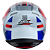 CAPACETE ASX CITY KINGDOM BRILHO BRANCO/ VERMELHO/ AZUL - Imagem 4