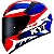 CAPACETE KYT TT-COURSE GEAR BLUE/RED - Imagem 1