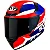 CAPACETE KYT TT-COURSE GEAR BLUE/RED - Imagem 4