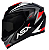 CAPACETE ASX EAGLE STREET BRILHO PRETO/GRAFITE/BRANCO - Imagem 1