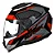 NORISK CAPACETE RAZOR SPEEDMAX BLACK GRAY/ORANGE - Imagem 1