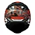 NORISK FAB CAPACETE RAZOR SHARP BLACK/RED 60/L - Imagem 7