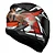 NORISK FAB CAPACETE RAZOR SHARP BLACK/RED 60/L - Imagem 6