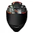 NORISK FAB CAPACETE RAZOR SHARP BLACK/RED 60/L - Imagem 4