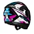 NORISK FAB CAPACETE RAZOR SPEEDMAX BLACK WHITE/PINK - Imagem 6