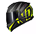 NORISK FAB CAPACETE RAZOR FULL MATTE BLACK/YELLOW - Imagem 1