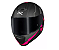 NORISK FAB CAPACETE RAZOR FULL MATTE BLACK/PINK - Imagem 4