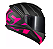 NORISK FAB CAPACETE RAZOR FULL MATTE BLACK/PINK - Imagem 2