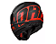 NORISK FAB CAPACETE RAZOR FULL MATTE BLACK/RED - Imagem 5