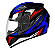 CAPACETE EBF SPARK FLASH PRETO AZUL - Imagem 3