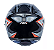 CAPACETE ASX EAGLE SV FAST BRILHO PRETO/CINZA/VERMELHO - Imagem 3