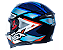 CAPACETE ASX EAGLE SV FAST BRILHO PRETO/AZUL/VERMELHO - Imagem 2
