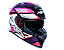 CAPACETE ASX EAGLE SV FAST BRILHO PRETO/LILAS/ROSA - Imagem 2