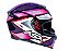 CAPACETE ASX EAGLE SV FAST BRILHO PRETO/LILAS/ROSA - Imagem 4